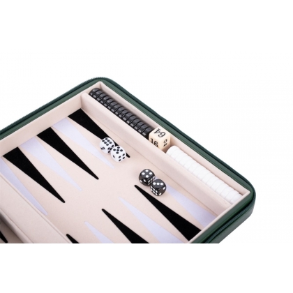 Coffret de Backgammon de voyage Vert