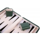Coffret de Backgammon de voyage Vert