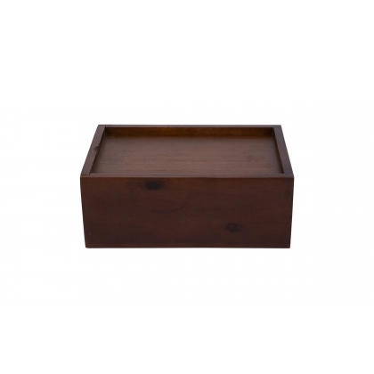 Pions d\'échec en acacia brun et clair