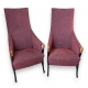 Paire de fauteuils Progetti Wing par GIORGETTI