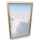 Miroir rectangulaire doré