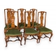 Suite de 6 chaises hollandaises à dossier haut