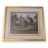 Gravure "La fenaison des alpes" par KOENIG