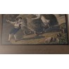 Gravure "La fenaison des alpes" par KOENIG