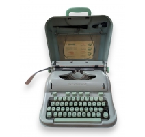 Machine à écrire HERMES 3000, verte