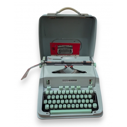 Machine à écrire HERMES 3000, verte