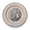 Assiette \"Unterwald\" en faïence de Baylon