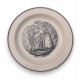 Assiette "Unterwald" en faïence de Baylon