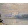 Tableau \"Les Dents du Midi\" signé BAUDIT