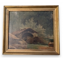 Tableau "Four à Maglan" signé F. DIDAY