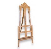 Chevalet porte-tableaux en noyer