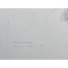 Engraving entitled ‘Chalets in the Snow’, signed COSANDEY