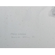 Gravure "Chalets sous la neige" signée COSANDEY
