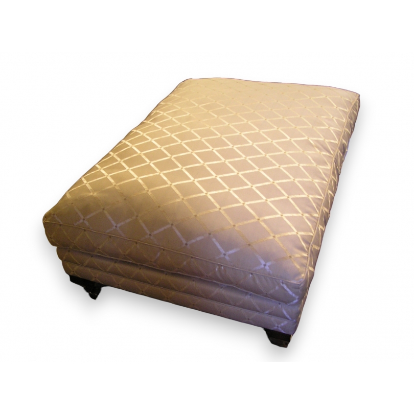 Pouf modèle HORATIO recouvert de tissu