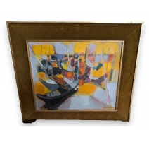 Tableau "Venise" signé M.E. SARTHOU