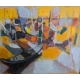 Tableau "Venise" signé M.E. SARTHOU