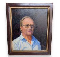 Tableau "Auto-portrait" signé A EGOLF 3.69
