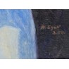 Tableau \"Auto-portrait\" signé A EGOLF 3.69