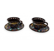 Paire de tasse et sous-tasse de Thoune