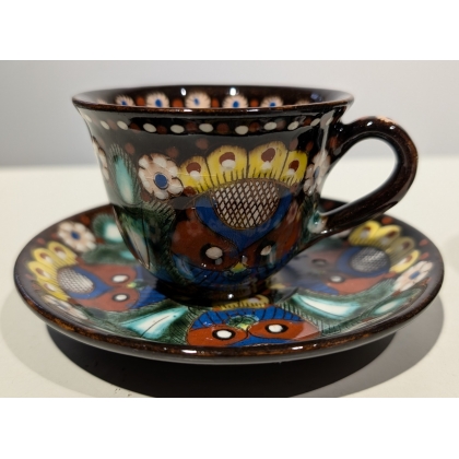 Paire de tasse et sous-tasse de Thoune