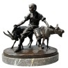 Bronze \"Chèvrier\" signé M. HILLER