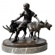 Bronze "Chèvrier" signé M. HILLER