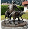 Bronze \"Chèvrier\" signé M. HILLER