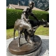 Bronze "Chèvrier" signé M. HILLER