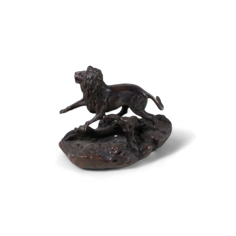 Bronze \"Lion\" par POLLAND