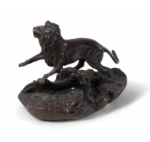 Bronze "Lion" par POLLAND