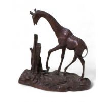 Bronze "Girafe" par POLLAND