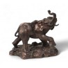 Bronze \"Eléphant d\'Afrique\" par POLLAND