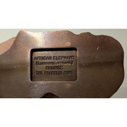 Bronze \"Eléphant d\'Afrique\" par POLLAND
