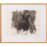 Engraving entitled ‘Le solitaire’, signed by Robert HAINARD