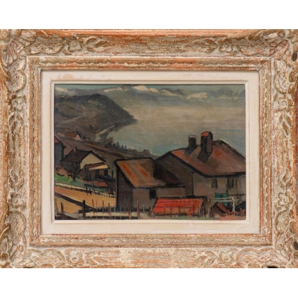 Tableau \"Chenaux\" signée MAFLI