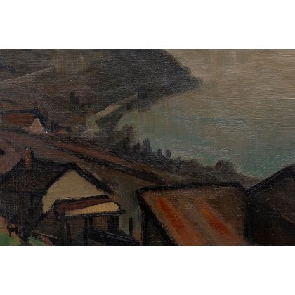 Tableau \"Chenaux\" signée MAFLI