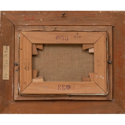 Tableau \"Chenaux\" signée MAFLI