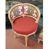 Fauteuil de coiffeuse style Louis XV