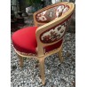Fauteuil de coiffeuse style Louis XV