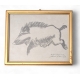 Gravure "Laie bondissant" de Robert HAINARD