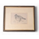 Gravure "Alouette lulu" de Robert HAINARD