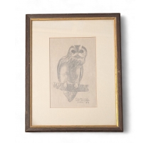 Gravure "Hulotte" de Robert HAINARD