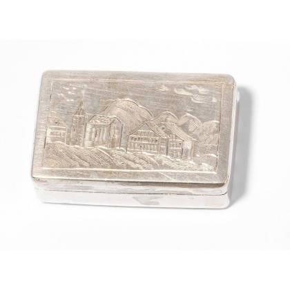 Vinaigrette en argent Paysage