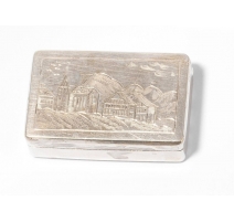Vinaigrette en argent Paysage