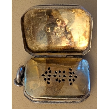 Vinaigrette en argent E.B. 19-8-02