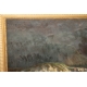 Tableau "Gué avec vaches et chevaux" par HUMBERT