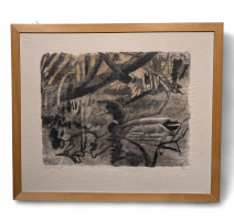 Gravure "Colvert" signée Robert HAINARD