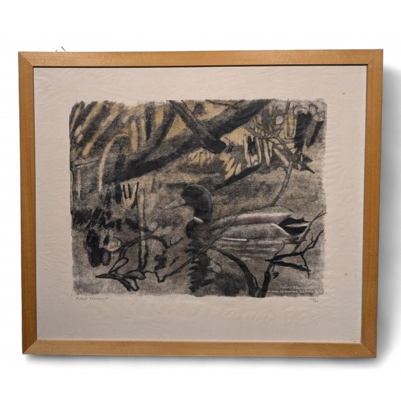 Gravure "Colvert" signée Robert HAINARD
