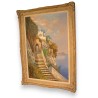 Paintings | Large oil-on-canvas painting "View of Moinat SA" – Antiques and home décor