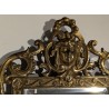 Pair of bronze mirror wall lights